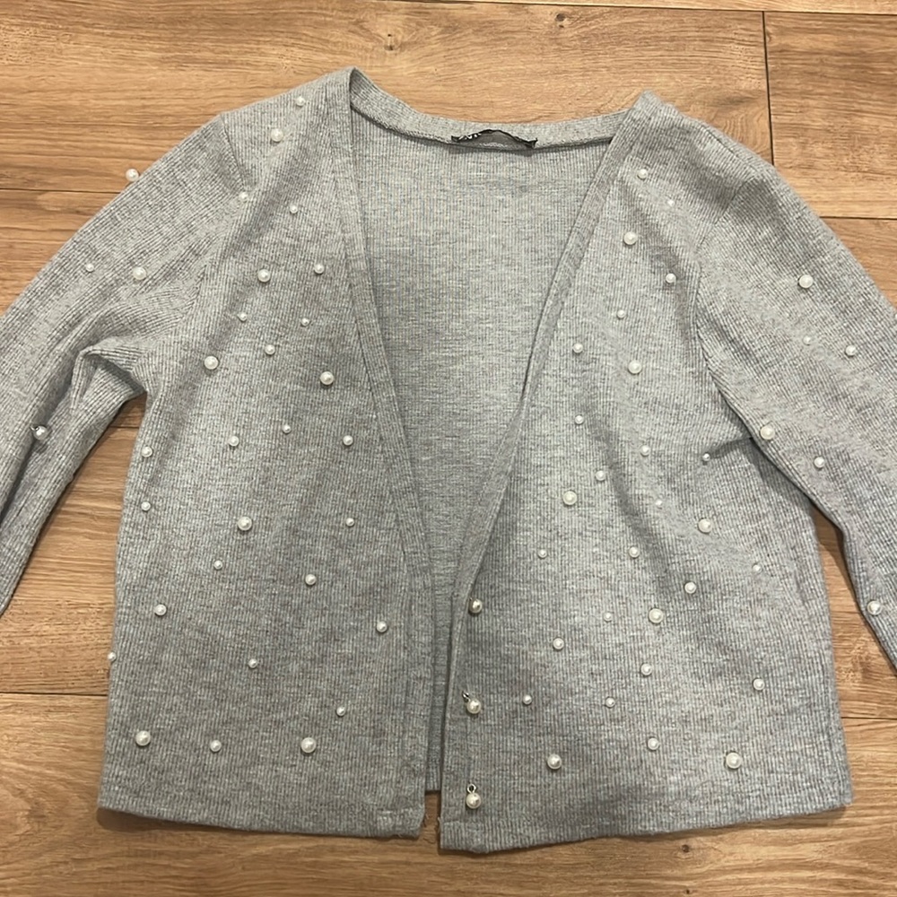 Zara Pearl cardigan